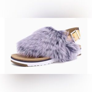 UGG Purple Thong Sandals